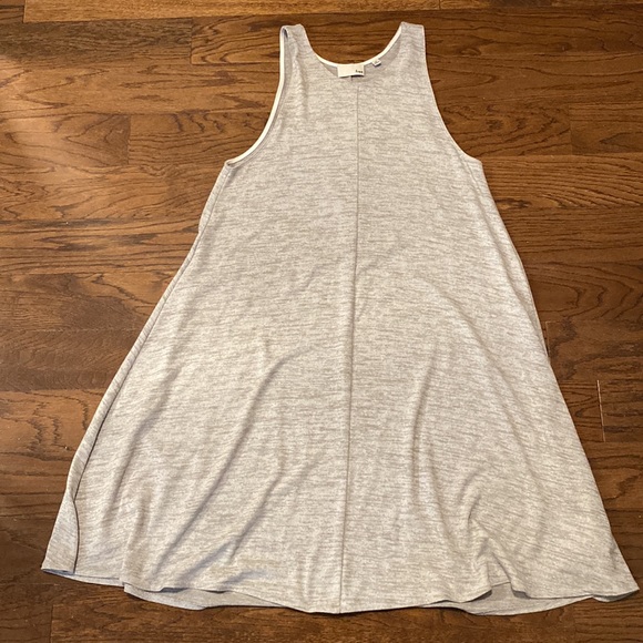 ARITZIA - wilfred free Rosa swing dress sleeveless soft grey size medium - Picture 3 of 7